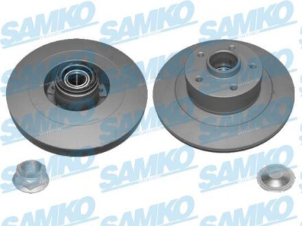 Гальмівний диск LPR HUB BRAKE DISC LINE - FULL COATED SAMKO R1045PRCA