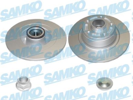 Гальмівний диск LPR HUB BRAKE DISC LINE - FULL COATED SAMKO R1082PRCA