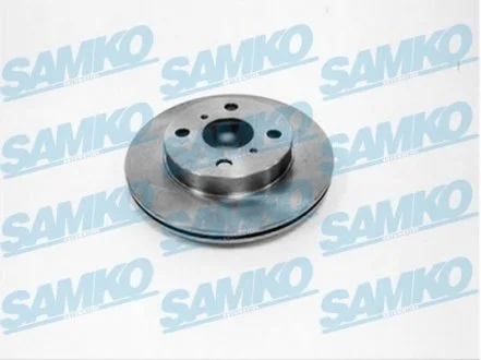 Диск тормозной YARIS 99- wentylowana przуd SAMKO T2941V