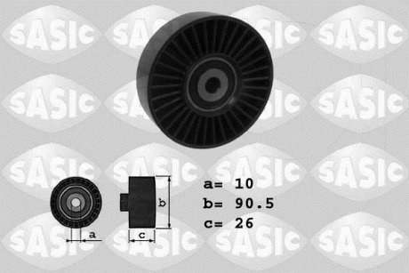 Паразитный/ведущий ролик, поликлиновый ремень SASIC 1626001 (фото 1)