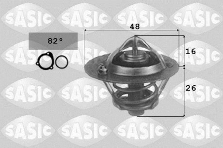 Термостат системи охолодження SASIC 3306025