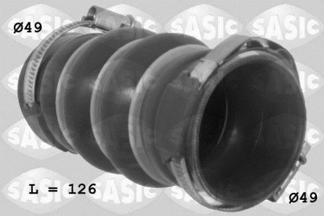 Патрубок турбокомпрессора SASIC 3330016 (фото 1)