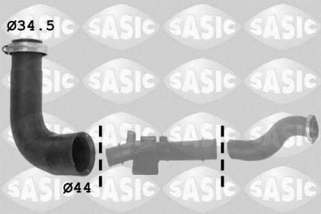 Шланг резиновой системы охлаждения SASIC 3334008 (фото 1)