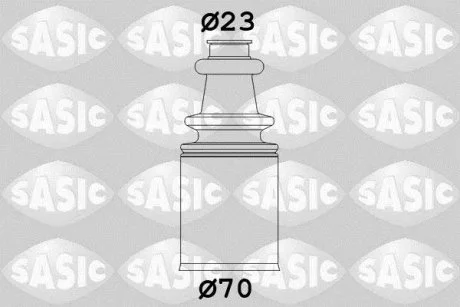 Комплект пылника, приводной вал SASIC 4003461