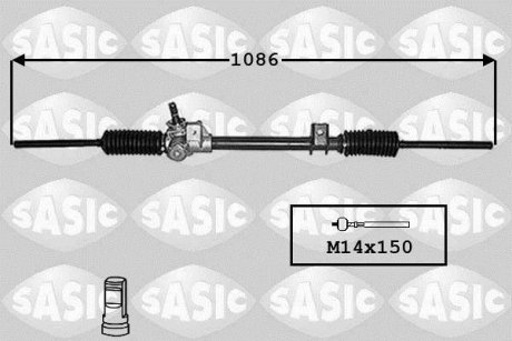 Рульова рейка з підсилювачем SASIC 4006009 (фото 1)