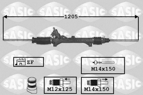 Кермовий механізм SASIC 7170016