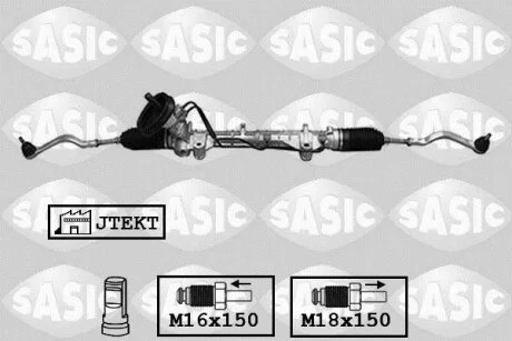Рейка рульова Renault Logan (04-) SASIC 7174029