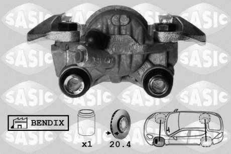 Супорт гальмівний SASIC SCA0044