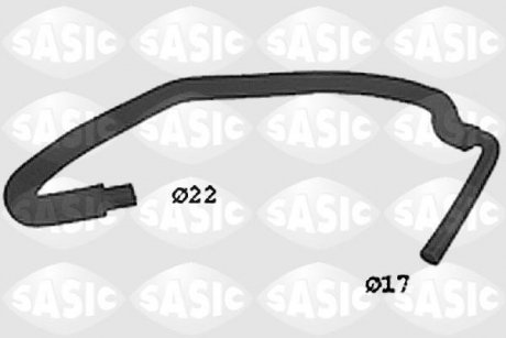 Патрубок системы охлаждения SASIC SWH0461