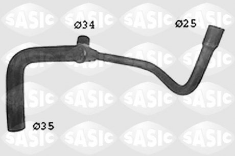 Патрубок системы охлаждения SASIC SWH6712