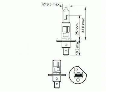 Лампа H1 12V 55W P14.5S SCT / Mannol 202631