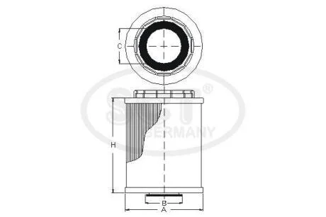Фільтр масла SCT / Mannol SH 4033 P