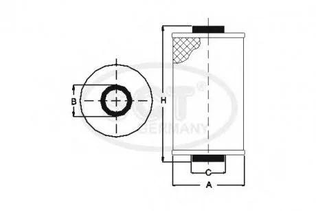 Масляний фільтр SCT / Mannol SH 4793 P