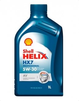 Моторное масло Helix HX7 5W-30 полусинтетическое 1 л SHELL 550040006