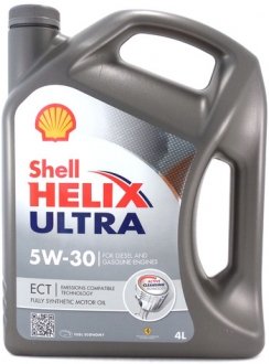 Моторна олія Helix Ultra ECT 5W-30 синтетична 4 л SHELL 550040577