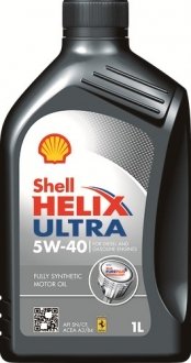 Моторна олія Helix Ultra 5W-40 синтетична 1 л SHELL 550040638 (фото 1)