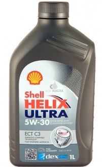 Моторное масло Helix Ultra ECT C3 5W-30 синтетическое 1 л SHELL 550042830
