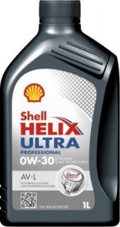 Олива HELIX 0W30 ULTRA PROFESSIONAL AV-L 1L SHELL 550046303