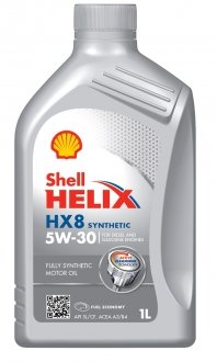 Моторна олія Helix HX8 ECT 5W-30 синтетична 1 л SHELL 550048140 (фото 1)
