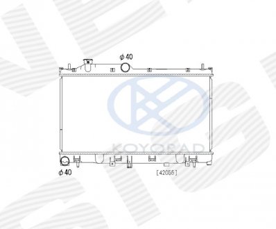 Радіатор SUBARU LEGACY, 14 - 17 Signeda RA606532Q (фото 1)