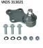 SKF PEUGEOT Шаровая опора с креплением! лев./прав. 306 93- VKDS313021