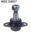 Опора кульова (передня/знизу) BMW 3 (E90/E91/E92) 05-13/X1 (E84) 09-15 VKDS318517