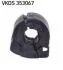 Подушка стабілізатора передн (20мм) DS DS 3, DS 4  PEUGEOT 207, 208, 208 I 1.0-1.6D 02.06- VKDS353067