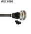 PУЈOЊ VW GOLF VI/PASSAT 1,4TSI LE 535MM SKF VKJC8203 (фото 3)