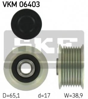 Шків генератора SKF VKM 06403