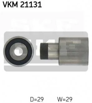 Паразитний ролик ременя ГРМ AUDI A3 SEAT CORDOBA, CORDOBA VARIO, CORDOBA VARIO/KOMBI, IBIZA II, INCA, LEON, TOLEDO II SKODA OCTAVIA I, OCTAVIA I/KOMBI VW BORA, BORA I, CADDY II 1.9D 11.95-03.10 SKF VKM 21131