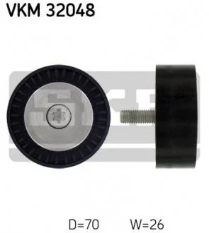 Паразитний / ведучий ролик, поліклиновий ремінь SKF VKM 32048