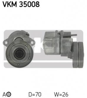 Натяжной ролик, поликлиновой ремень SKF VKM35008 (фото 1)