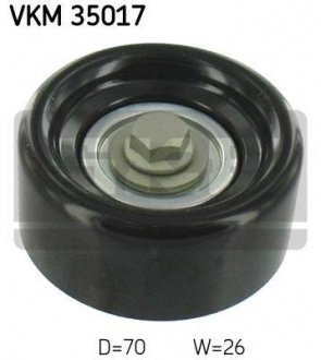 Паразитний / провідний ролик, полікліновий ремінь SKF VKM 35017 (фото 1)