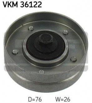 Паразитний / ведучий ролик, поліклиновий ремінь SKF VKM 36122
