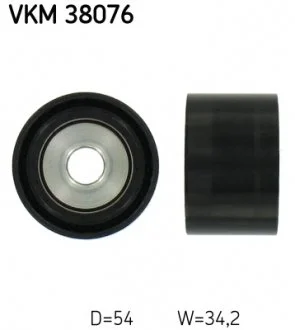 Паразитний / ведучий ролик, поліклиновий ремінь SKF VKM 38076