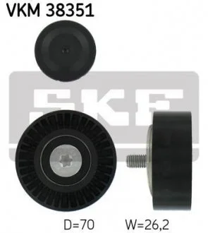 Паразитний / ведучий ролик, поліклиновий ремінь SKF VKM 38351