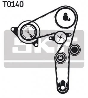 Ремінь ГРМ (набір) SKF VKMA 02194