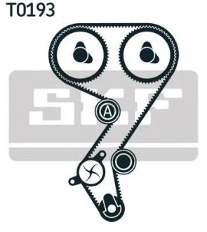 Набір ГРМ (ремінь + ролик) SKF VKMA 03132