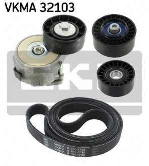 Поликлиновой ременный комплект SKF VKMA32103 (фото 1)