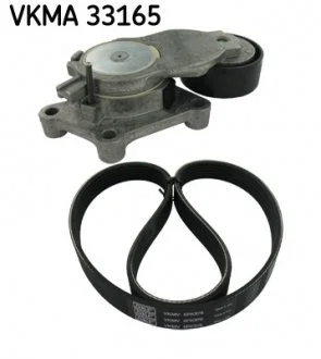 К-т,поліклиновий пас+натягувач SKF VKMA 33165