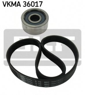 Поликлиновой ременный комплект SKF VKMA36017 (фото 1)