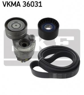 Комплект доріжкового ремня SKF VKMA36031 (фото 1)