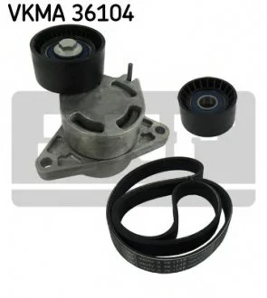 Полікліновий ремінний комплект SKF VKMA36104