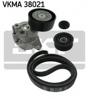 Поликлиновой ременный комплект SKF VKMA 38021