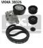 Комплект ремня поликлинового  SKF VKMA 38026