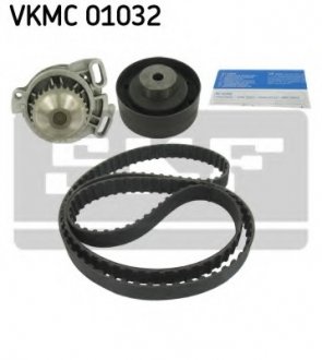 Комплект (ремінь+ролик+помпа) SKF VKMC01032