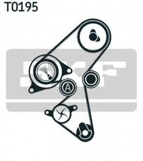 Водяной насос + комплект зубчатого ремня SKF VKMC 03141