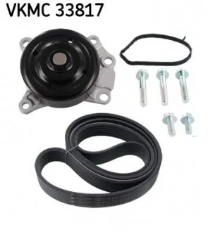 Насос охолоджуючої рідини, з ущільненням CITROEN C1, PEUGEOT 107, TOYOTA AYGO, AYGO/HATCHBACK, YARIS, YARIS / VIOS 1.0/1.0LPG 06.05-09.14 SKF VKMC33817