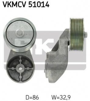 Паразитний / ведучий ролик, поліклиновий ремінь SKF VKMCV51014 (фото 1)