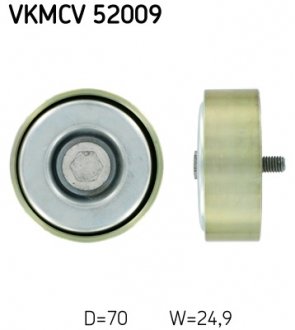 Паразитный/ведущий ролик, поликлиновый ремень SKF VKMCV52009 (фото 1)